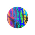 Custom Hologram Sticker Warranty Holographic Packaging Security void label